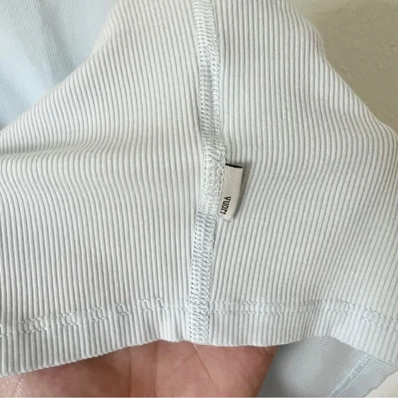 Vuori Pose Cardigan Tank in Light Mist - Picture 7 of 11